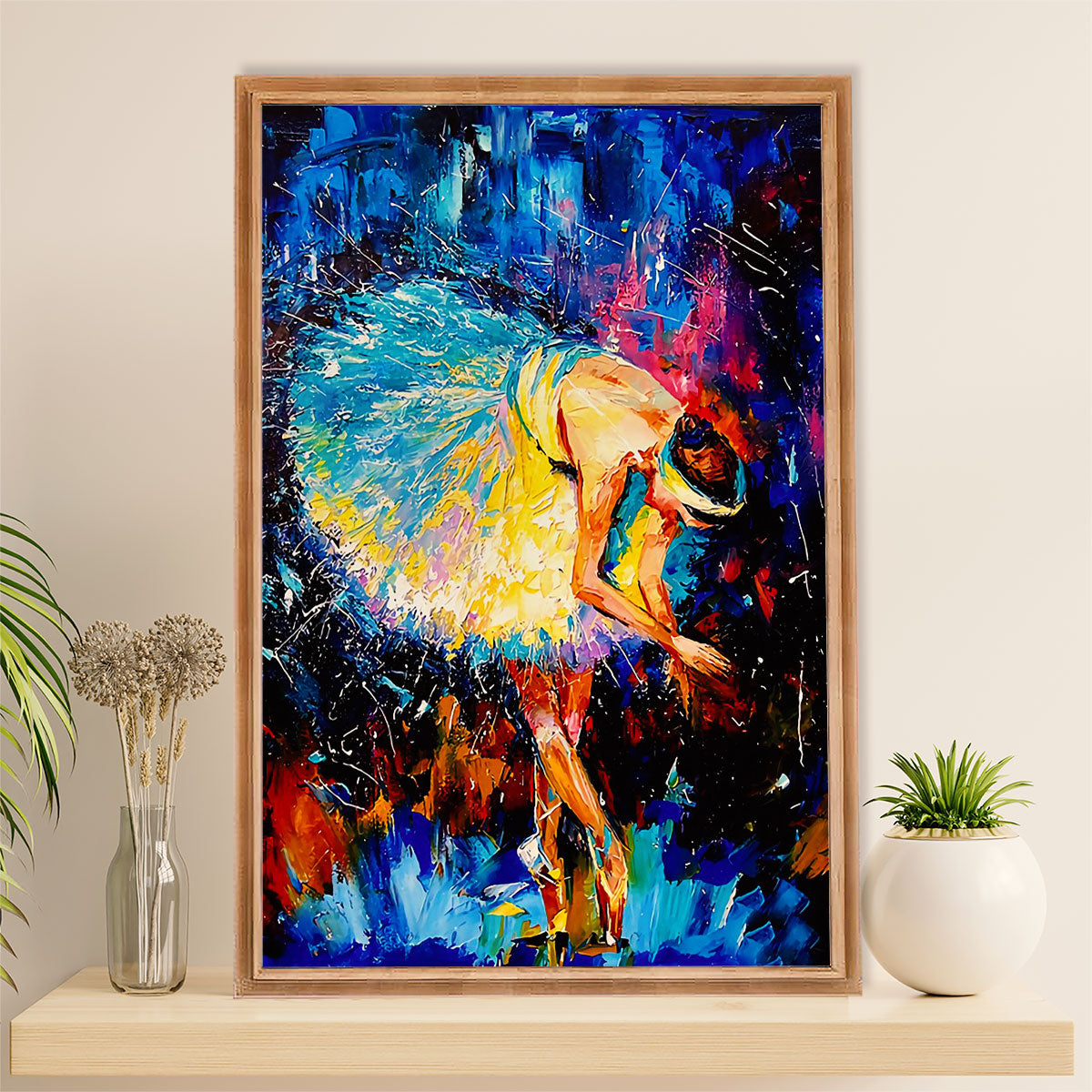Dancing Ballet Poster Prints | Watercolor Ballet Girl | Wall Art Gift for Ballet Dancer Ballerinas
