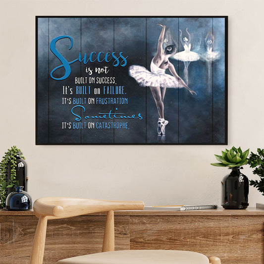 Dancing Ballet Canvas Wall Art Prints | Success | Home Décor Gift for Ballet Dancer