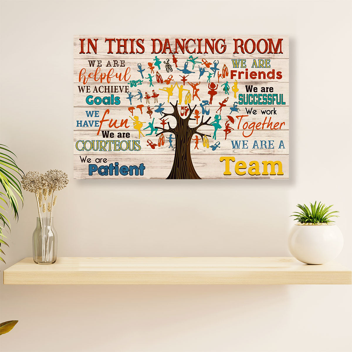 Dancing Ballet Poster Print | In This Dancing Room | Wall Art Gift for Ballet Dancer