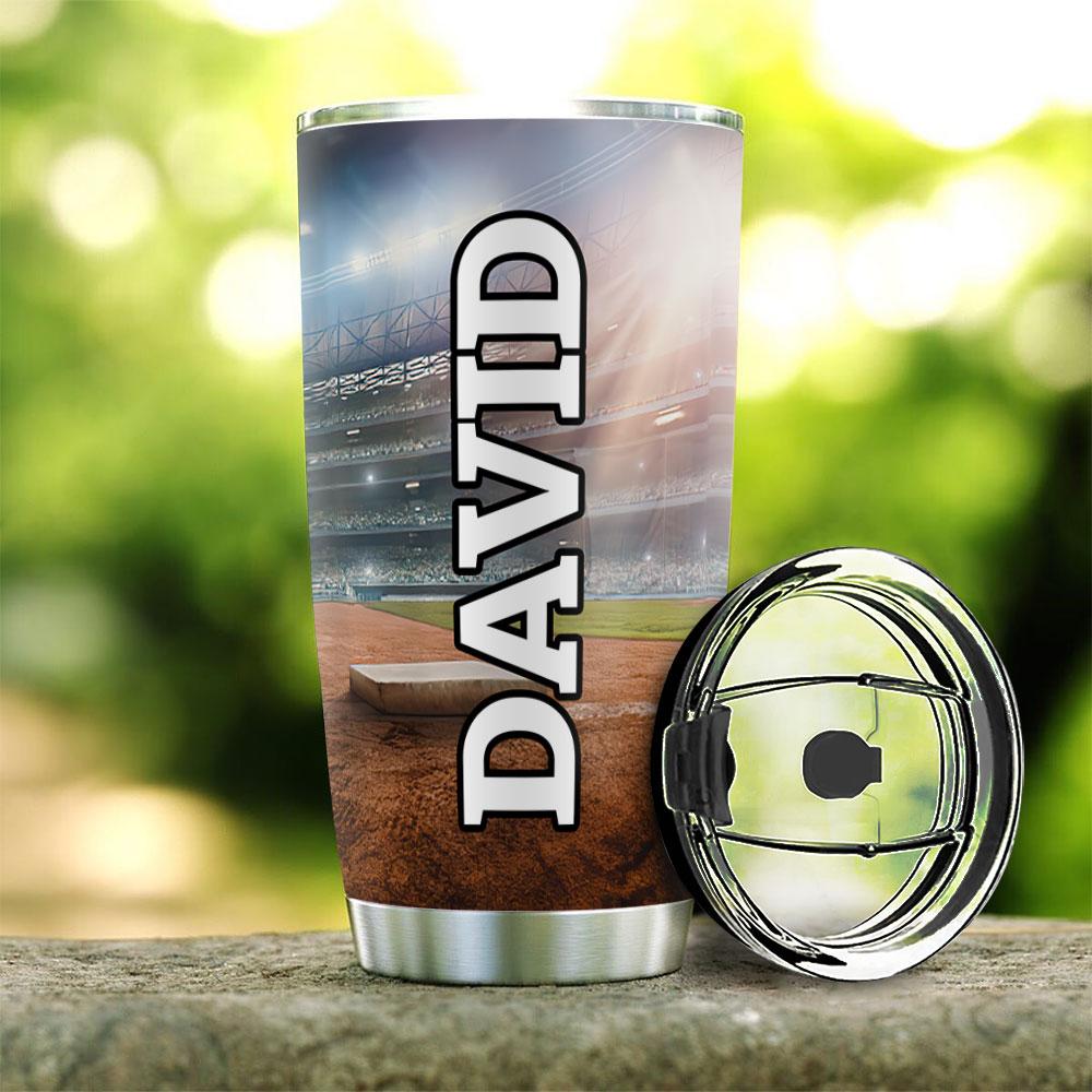 Baseball Calling Personalized DNR1311016 Stainless Steel Tumbler - MostSuit
