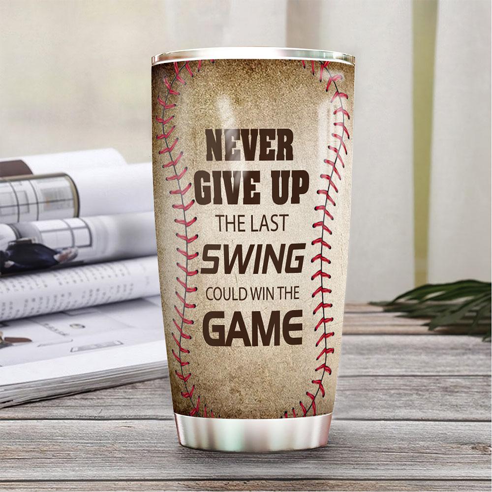 Baseball Personalized DNR2511001 Stainless Steel Tumbler - MostSuit