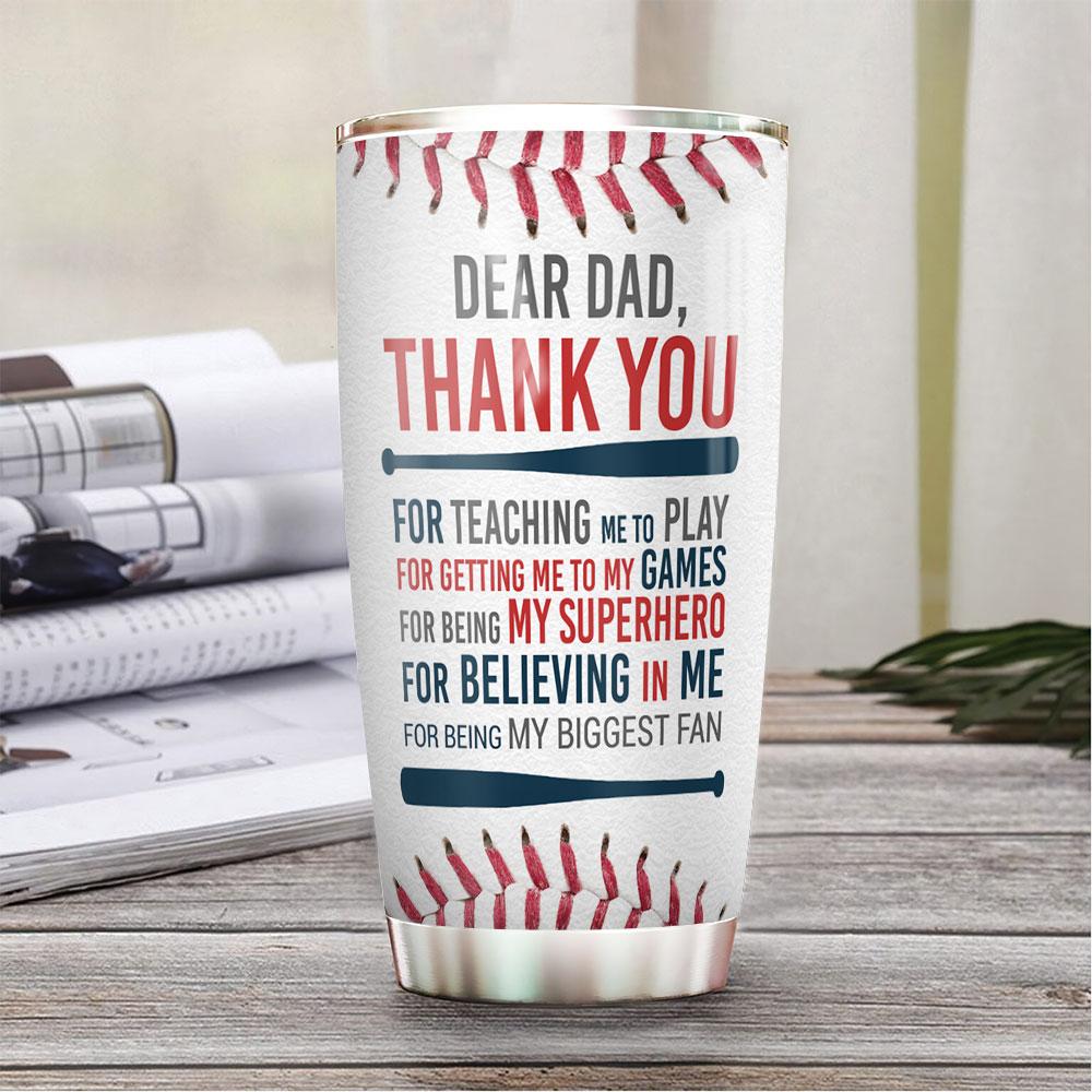 Baseball Son Personalized DNR1311018 Stainless Steel Tumbler - MostSuit