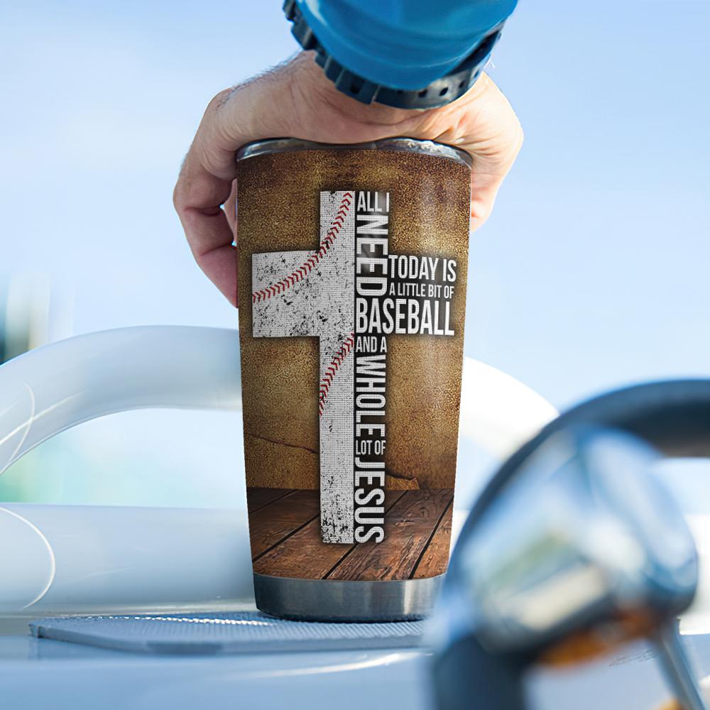Baseball Faith Personalized NNR1311002 Stainless Steel Tumbler - MostSuit