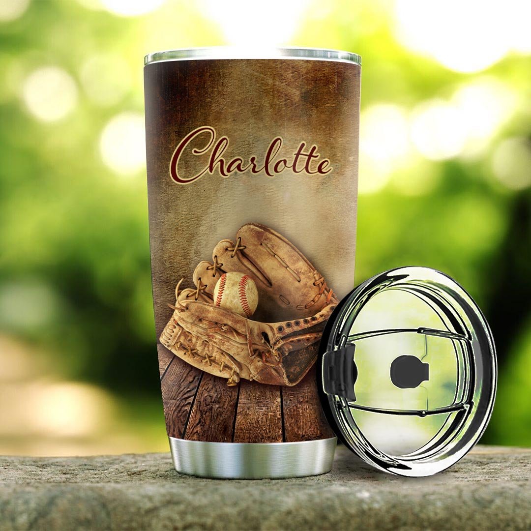 Baseball Personalized NNR3011001 Stainless Steel Tumbler - MostSuit