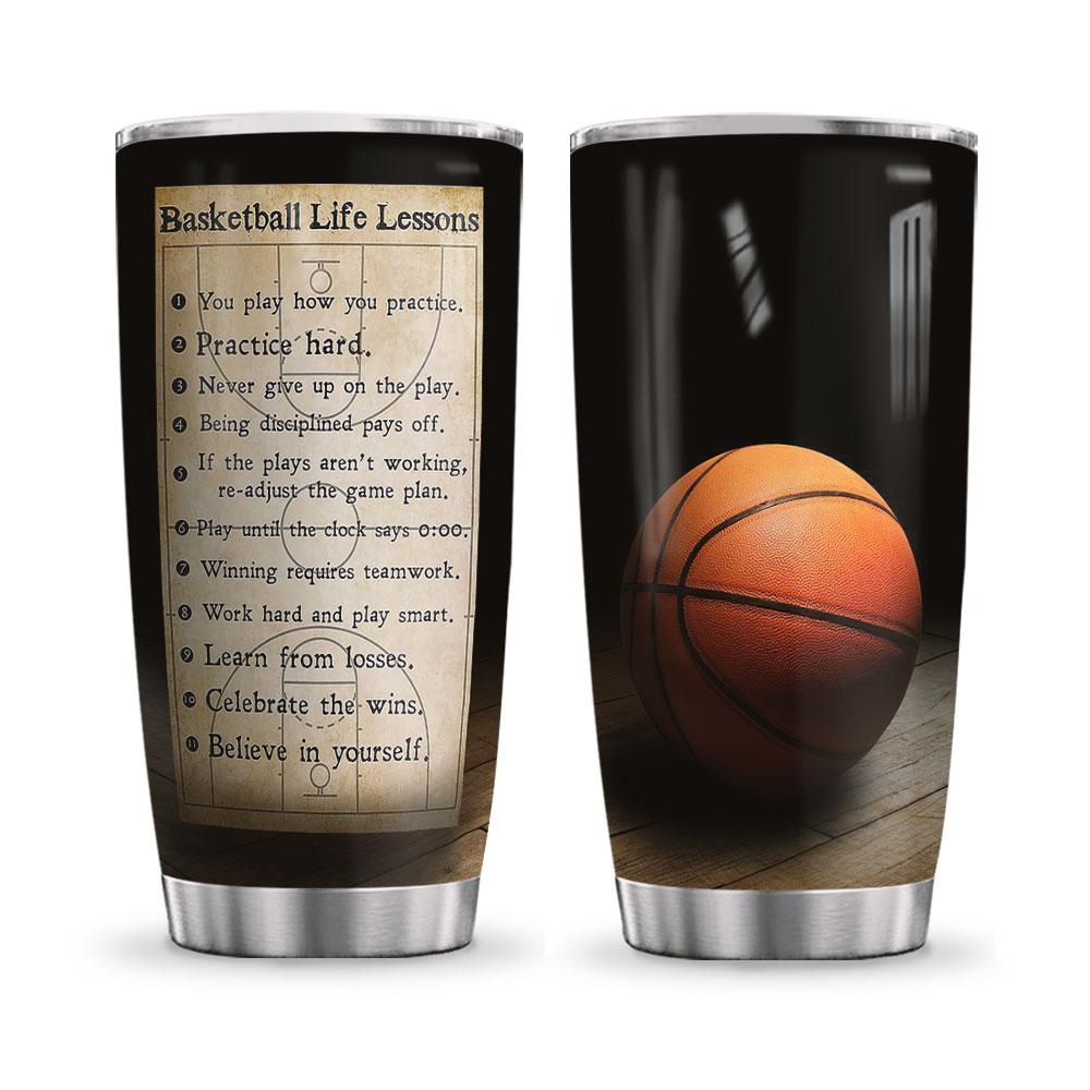 Basketball Lessons Personalized DNR2011003 Stainless Steel Tumbler - MostSuit