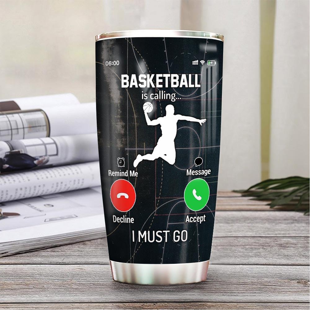 Basketball Calling Personalized MDA1411001 Stainless Steel Tumbler - MostSuit