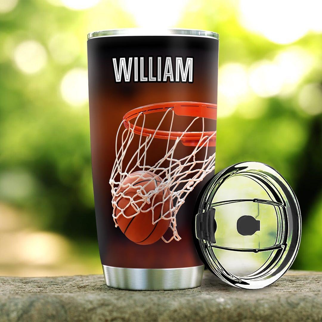 Basketball Fact Personalized NNR2011002 Stainless Steel Tumbler - MostSuit