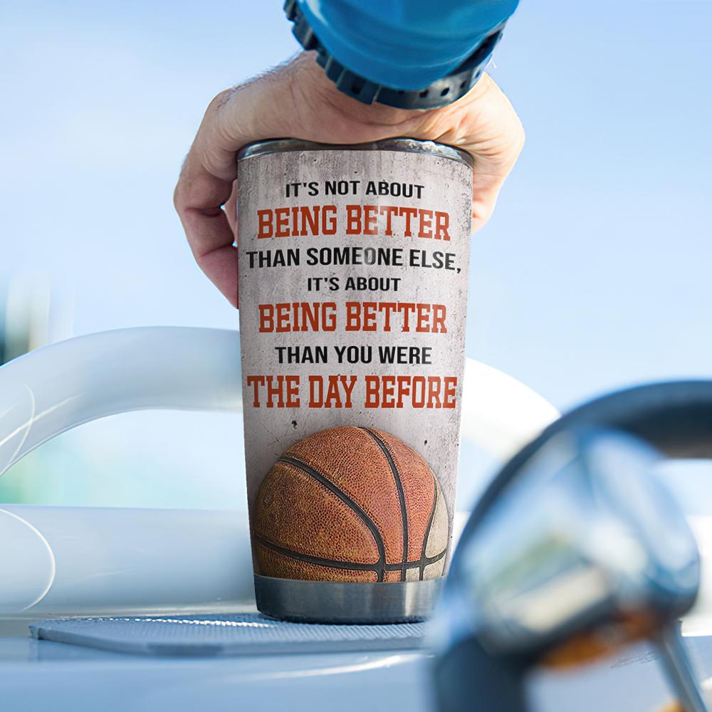 Basketball Personalized NNR0112003 Stainless Steel Tumbler - MostSuit