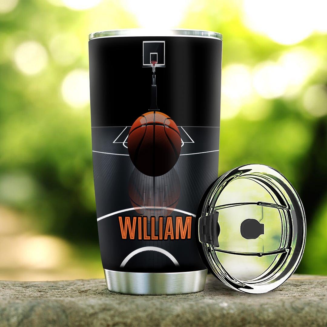 Basketball Personalized NNR2011005 Stainless Steel Tumbler - MostSuit