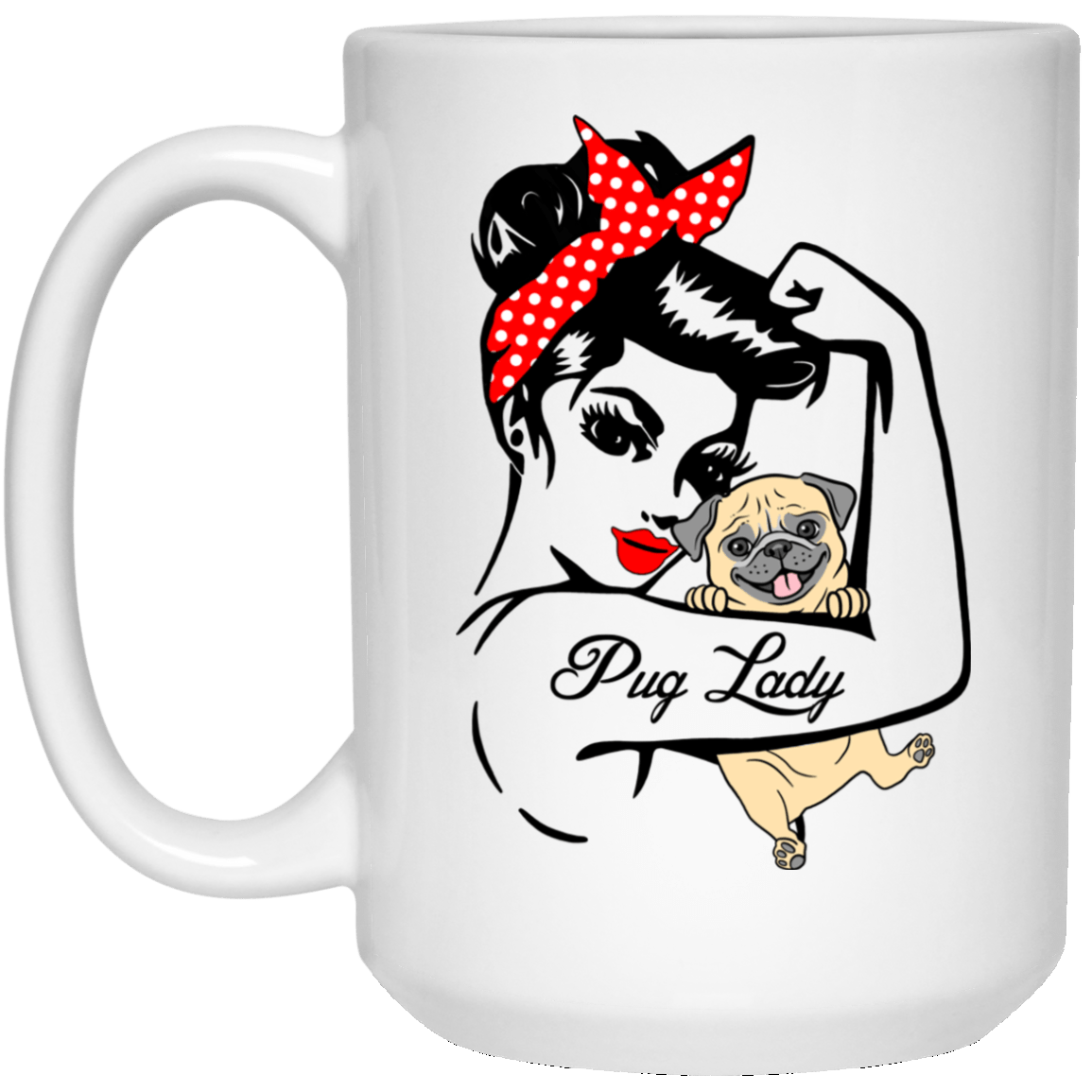 Pug Lady Mug Cool Gifts For Women Love Puggy Puppies