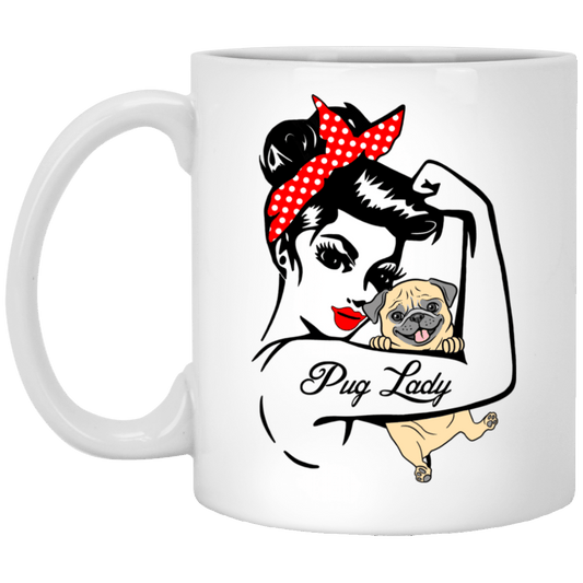 Pug Lady Mug Cool Gifts For Women Love Puggy Puppies