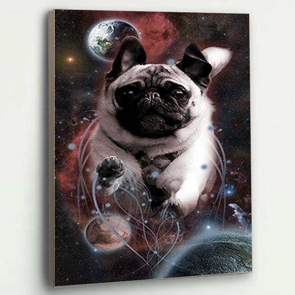 Pug Dog Canvas Prints Matte Canvas - Home Room Wall Decor Matte Canvas - Mostsuit