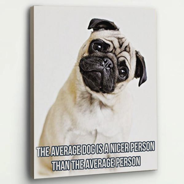 Pug Dog Canvas Prints Matte Canvas 3 - Home Room Wall Decor Matte Canvas - Mostsuit