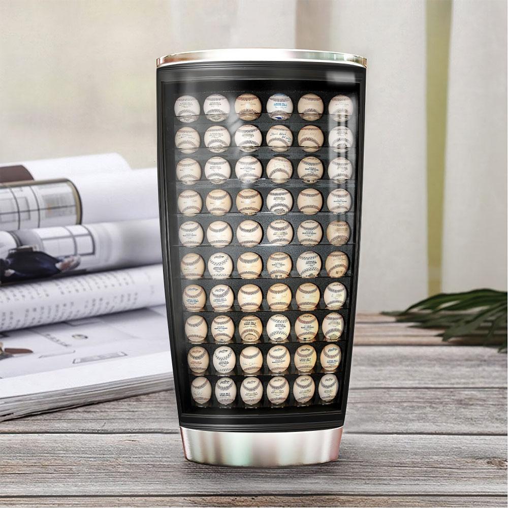 Personalized Baseball Display HLM0503002Z Stainless Steel Tumbler - MostSuit
