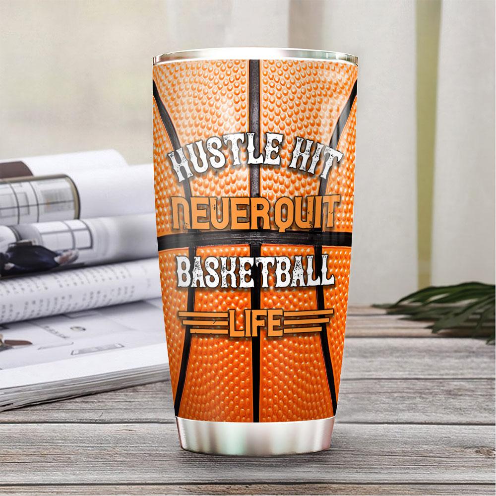 Personalized Basketball Ball DNS2512001 Stainless Steel Tumbler - MostSuit