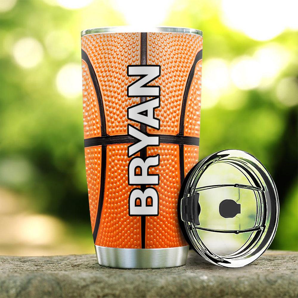 Personalized Basketball Ball DNS2512001 Stainless Steel Tumbler - MostSuit