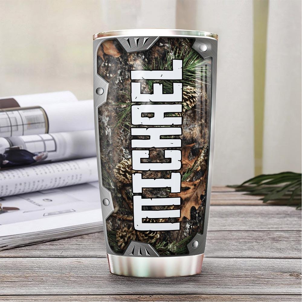 Personalized Fishing Hook Metal Style PYZ1112014 Stainless Steel Tumbler - MostSuit