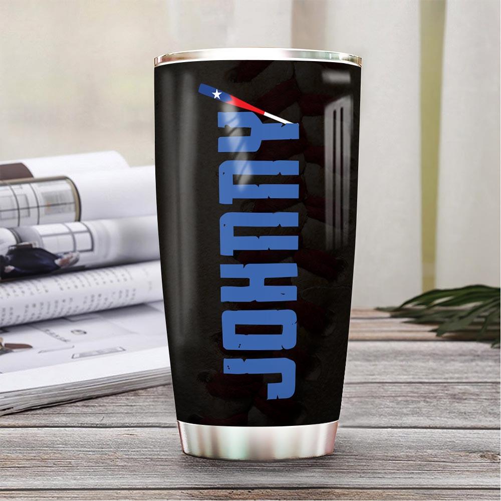Personalized Puerto Rico Baseball Mom To Son PYZ1210017 Stainless Steel Tumbler - MostSuit
