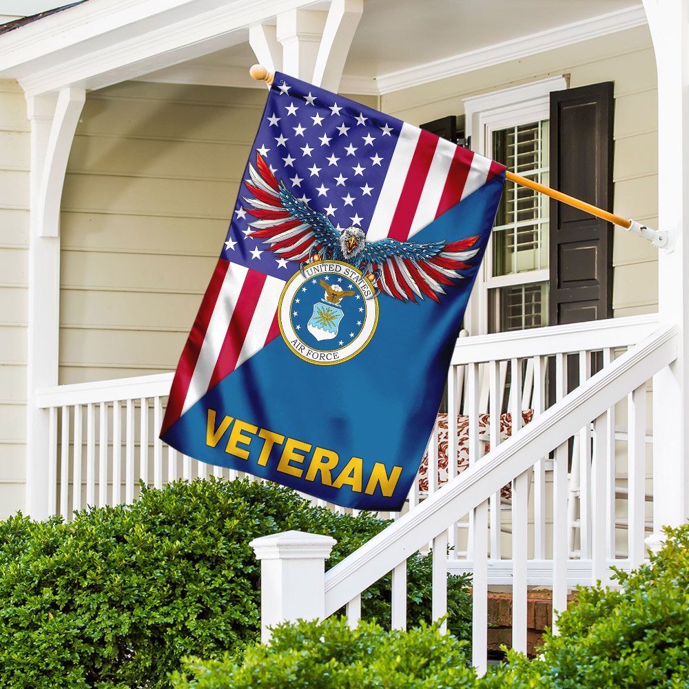 United States Air Force American Veteran US Flag