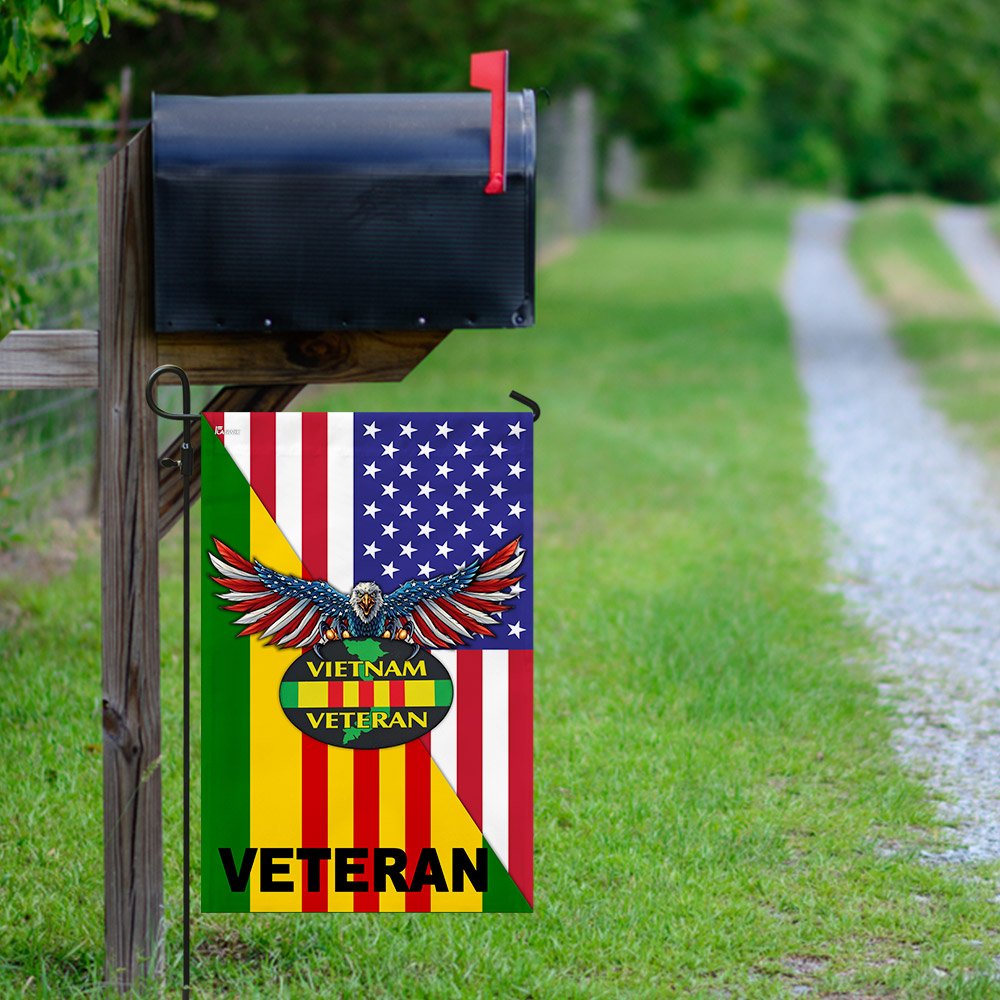 Vietnam Veteran - American Flag