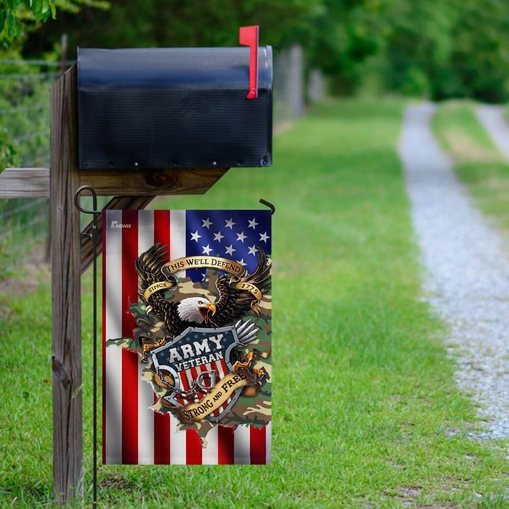 United States Army Veteran. Since 1775 This We’ll Defend Flag