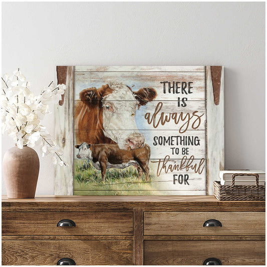 Mostsuit There is always something to be thankful for Farm Cows Canvas Wall Art Decor