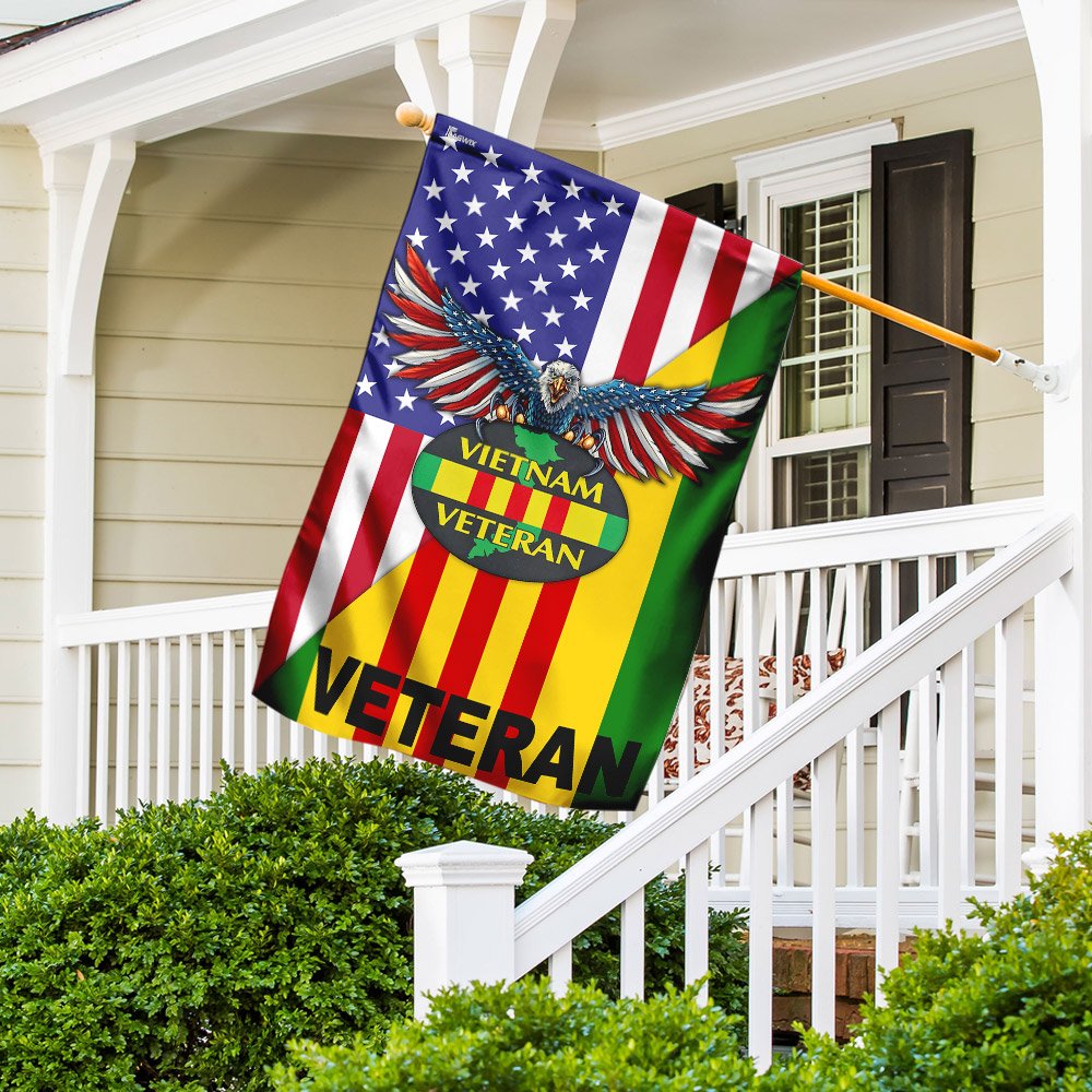 Vietnam Veteran - American Flag