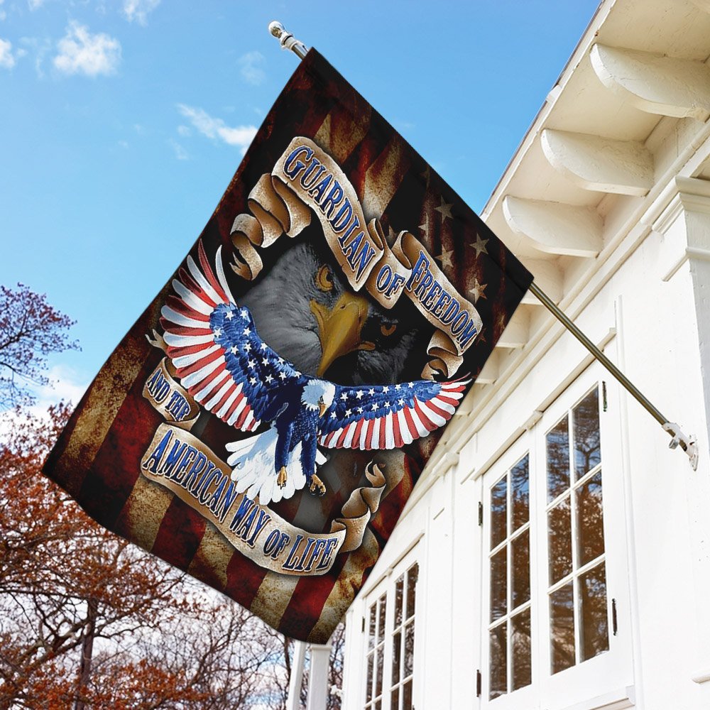 American Eagle. Guardian Of Freedom Flag