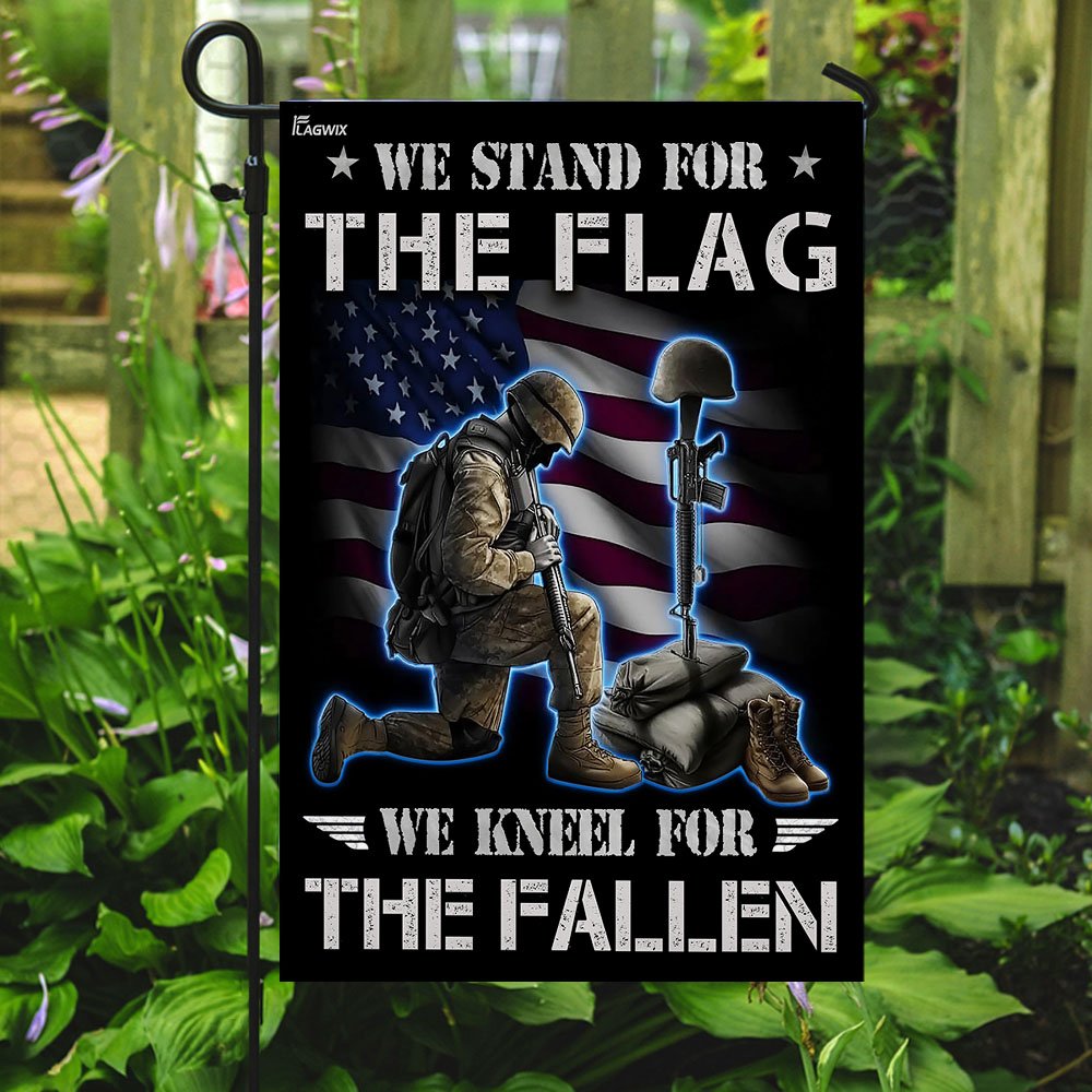 Veteran - We Stand For The Flag Flag