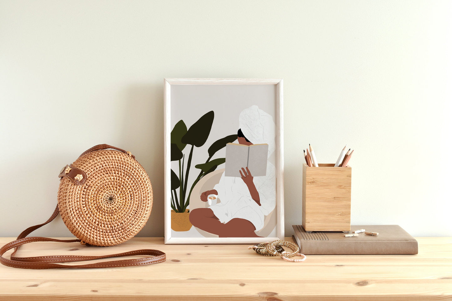 Black Woman Art, INSTANT DOWNLOAD, African Woman Art, Black Girl Wall Art, Black Girl Print, African Wall Art, Fashion Art, Boho Art.