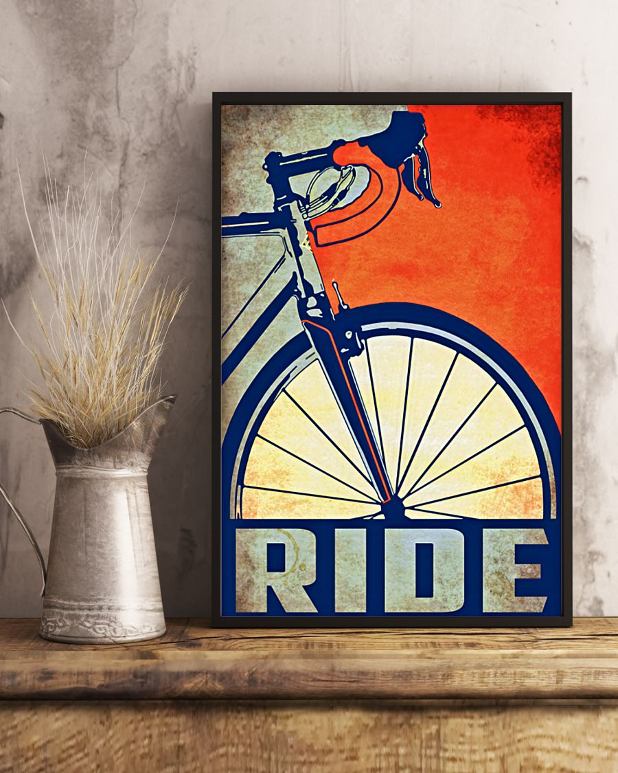 Cycling Poster Don't Wait Until You Reach Your Goal Vintage Room Home Decor Wall Art Gifts Idea - Mostsuit