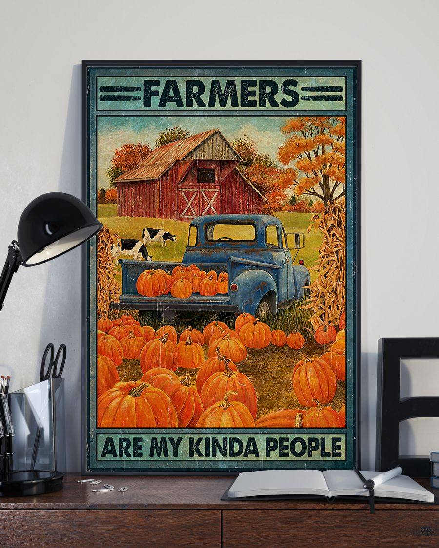 Farmers Are My Kinda People Canvas Prints Vintage Wall Art Gifts Vintage Home Wall Decor Canvas - Mostsuit