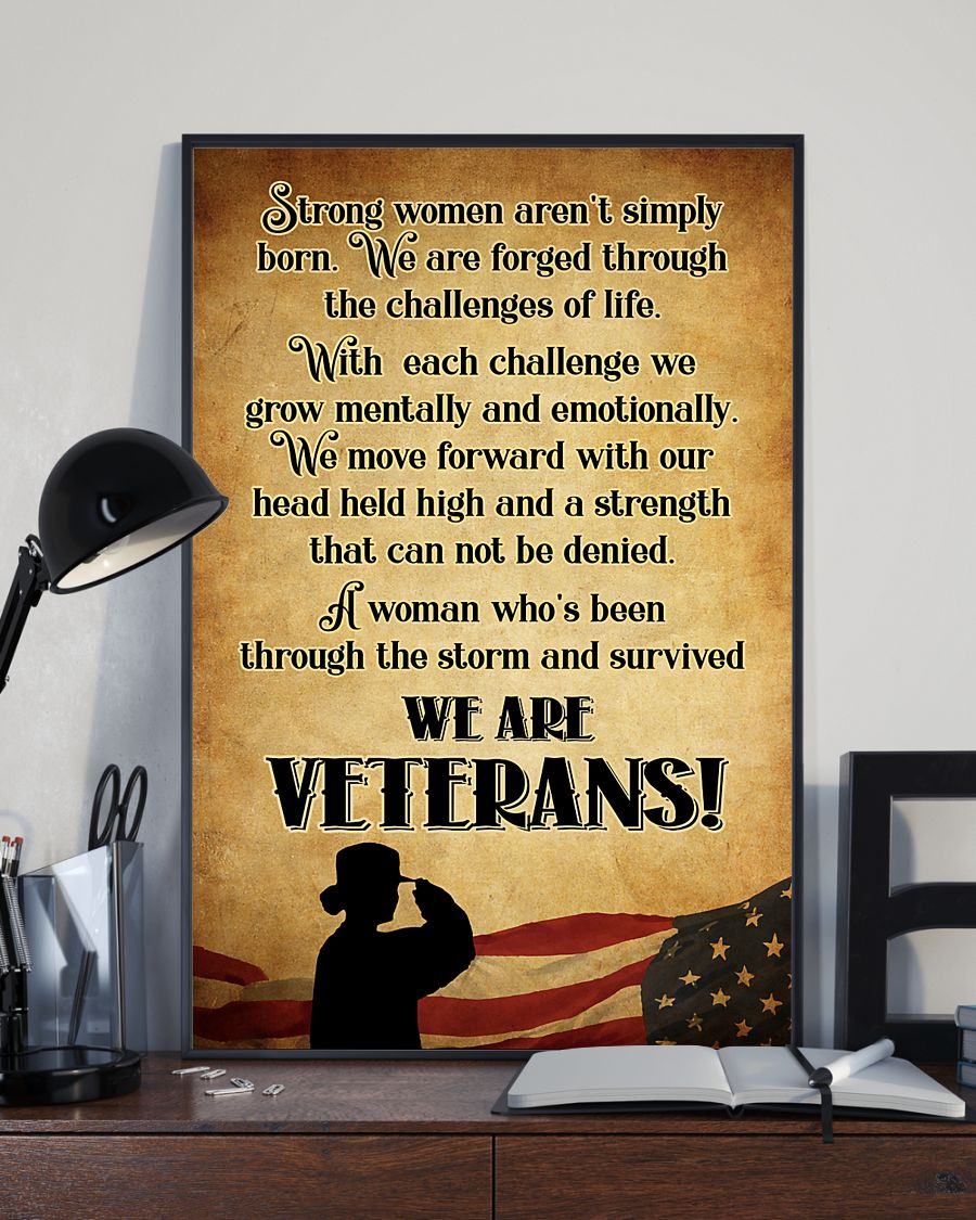 We Are Veterans Canvas Prints Vintage Wall Art Gifts Vintage Home Wall Decor Canvas - Mostsuit
