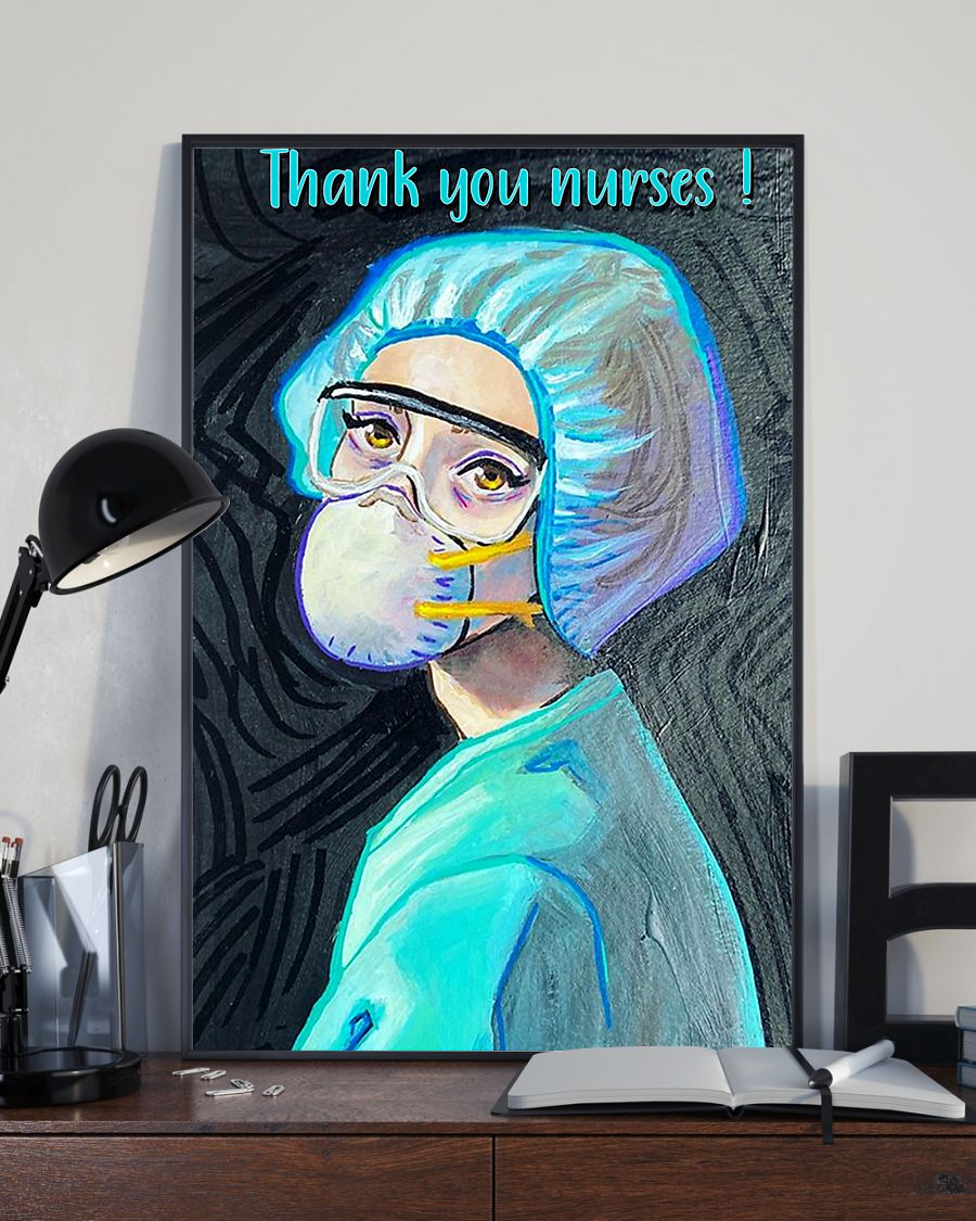 Thank You Nurses Appreciate Poster Vintage Room Home Decor Wall Art Gifts Idea - Mostsuit