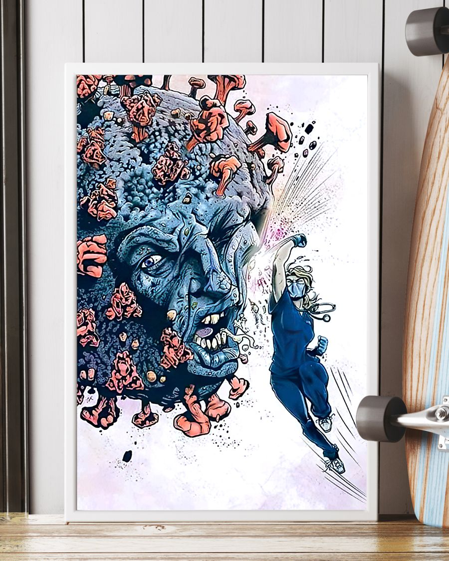 Nurse Fight Poster Vintage Room Home Decor Wall Art Gifts Idea - Mostsuit