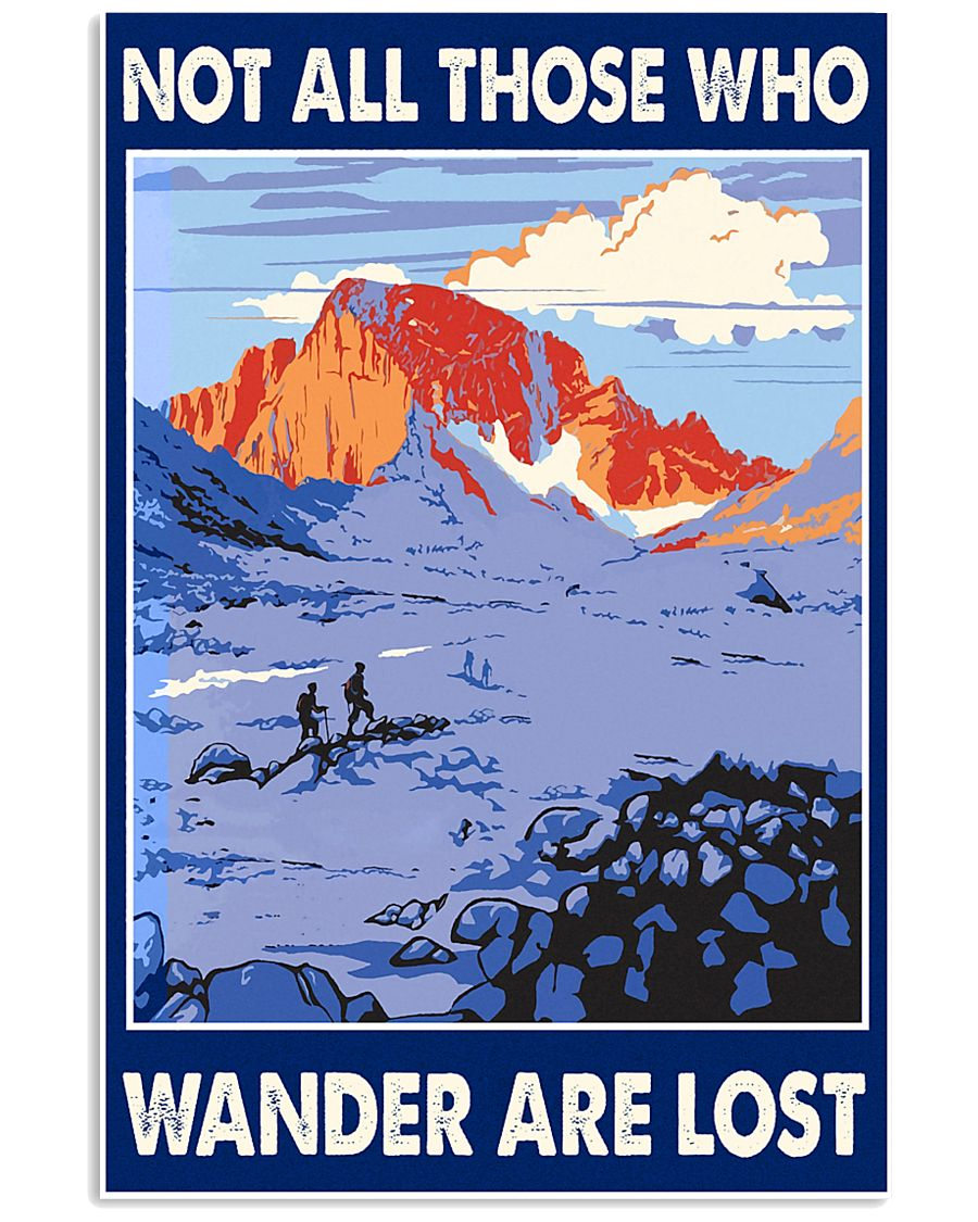 Hiking Canvas Prints Not All Those Who Wander Are Lost Vintage Wall Art Gifts Vintage Home Wall Decor Canvas - Mostsuit