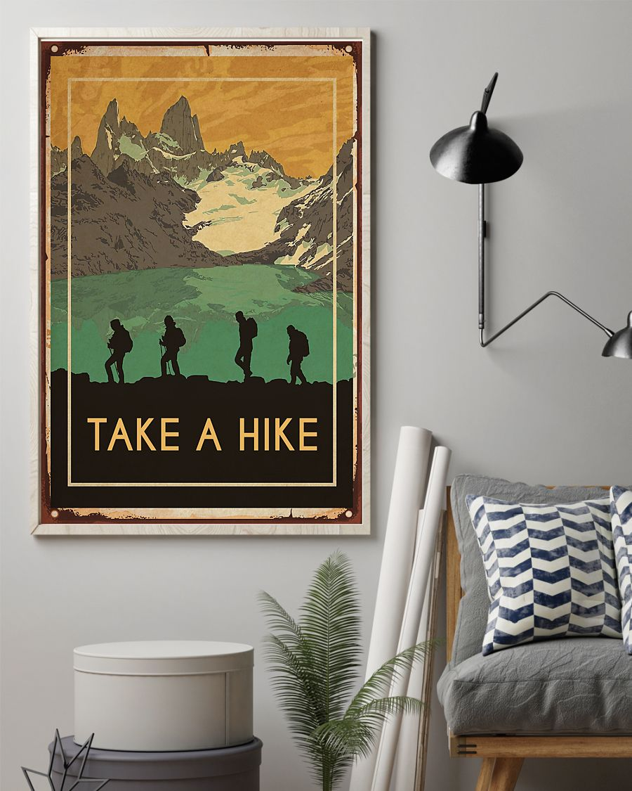Hiking Take A Hike Canvas Prints Vintage Wall Art Gifts Vintage Home Wall Decor Canvas - Mostsuit