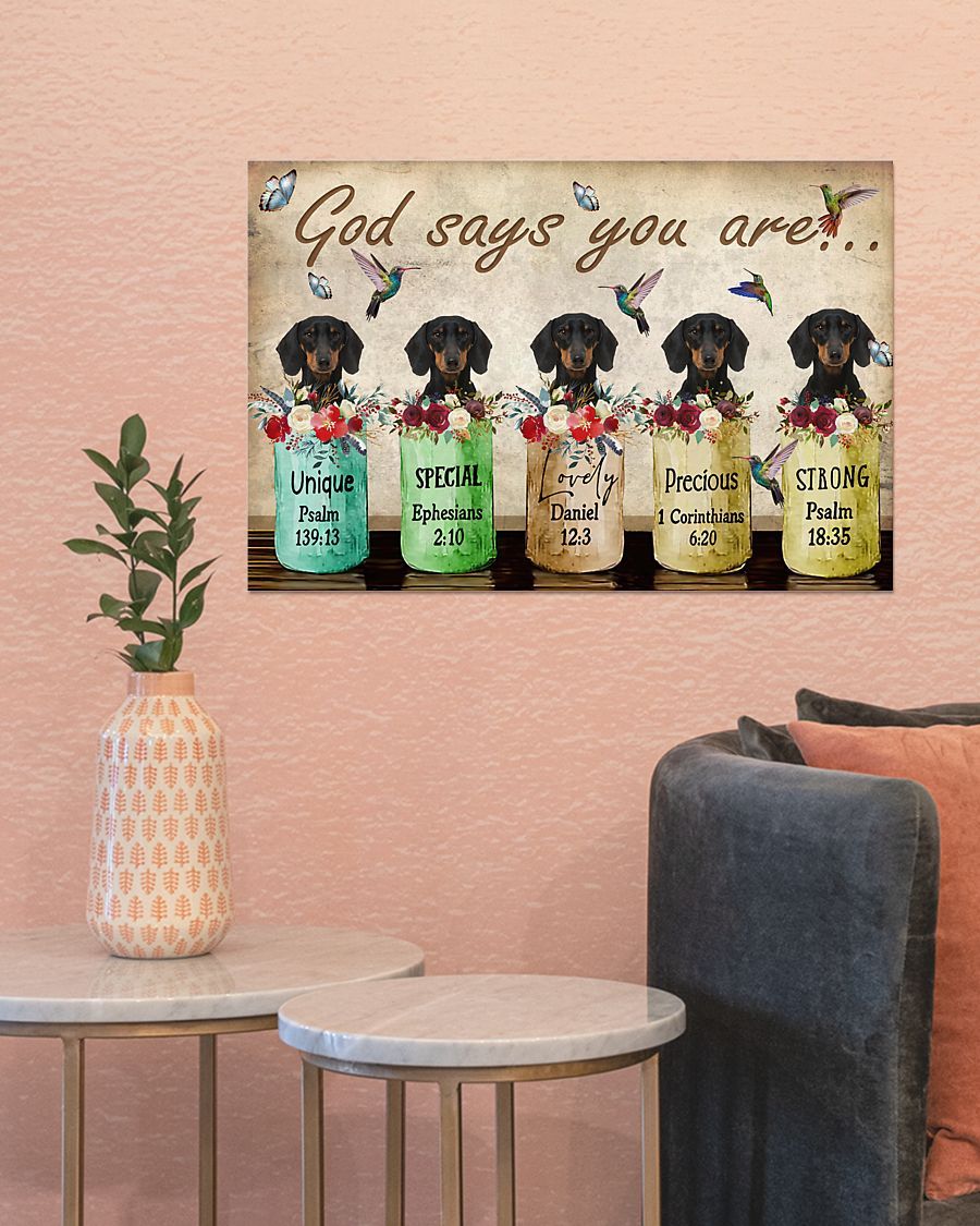 Dachshund Canvas - Gifts for Dog Lover | Puppies Home Room Wall Art - MostSuit