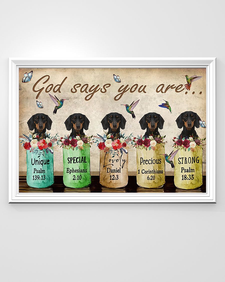 Dachshund Canvas - Gifts for Dog Lover | Puppies Home Room Wall Art - MostSuit