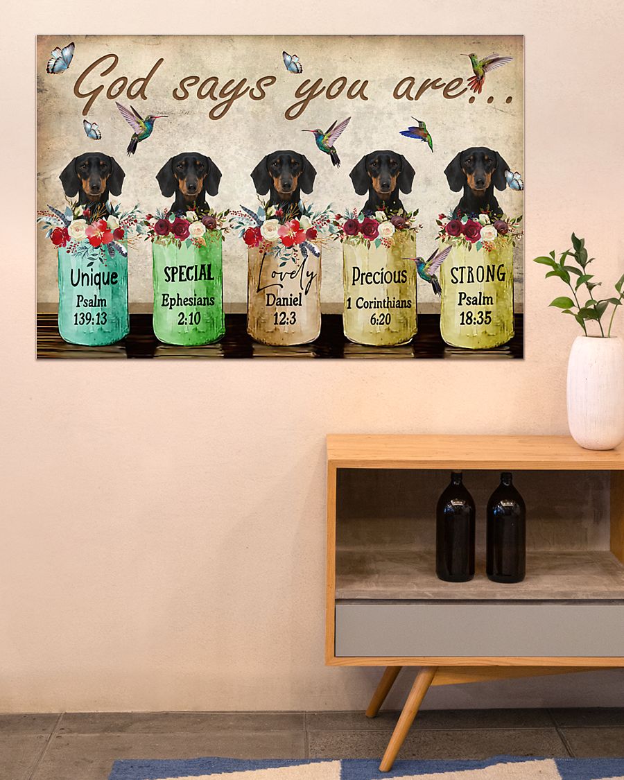 Dachshund Canvas - Gifts for Dog Lover | Puppies Home Room Wall Art - MostSuit