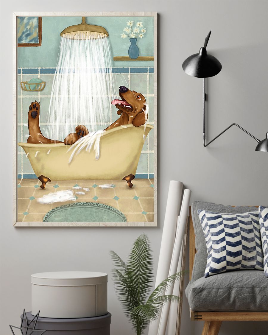 Dachshund Vertical Canvas - Gifts for Dog Lover | Puppies Home Room Wall Art - MostSuit