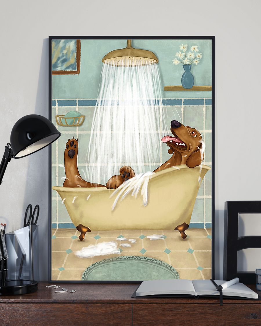 Dachshund Vertical Canvas - Gifts for Dog Lover | Puppies Home Room Wall Art - MostSuit