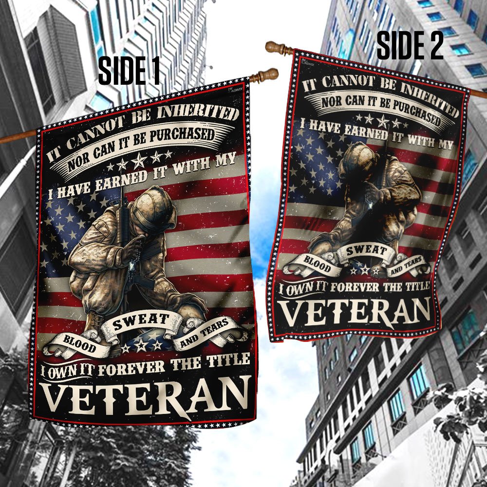 Forever The Title Veteran Flag