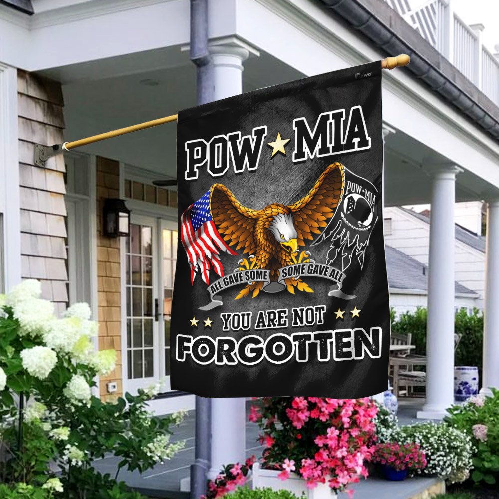 Pow Mia You Are Not Forgotten. Proud Veteran Flag