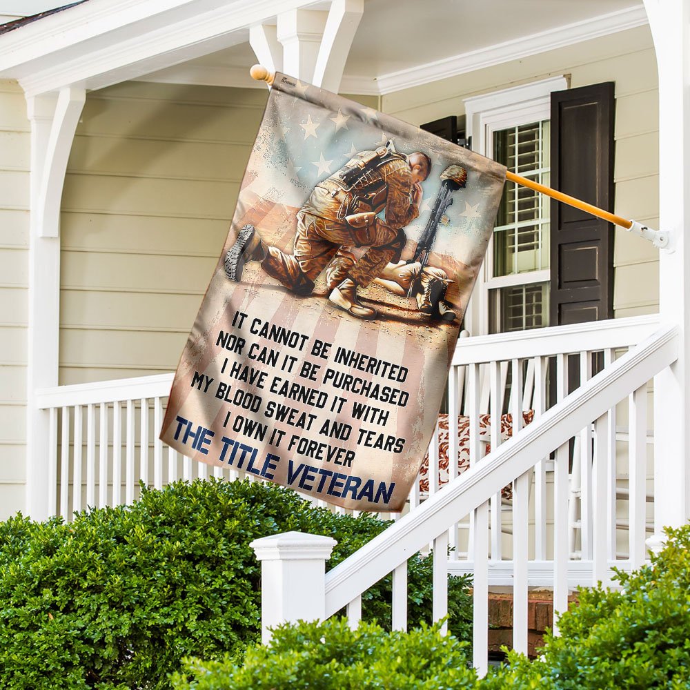 It Cannot Be Inherited The Title Veteran Flag