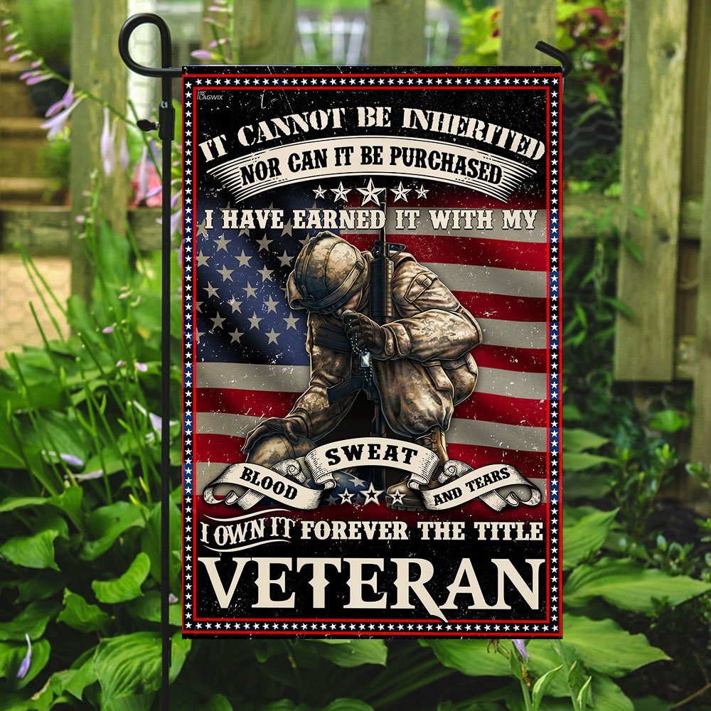 Forever The Title Veteran Flag