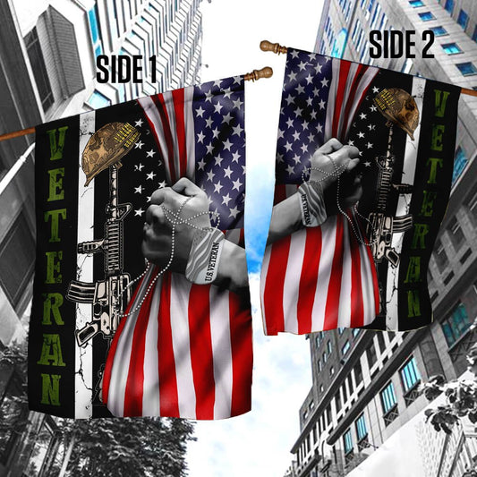Forever The Title U.S Veteran Flag