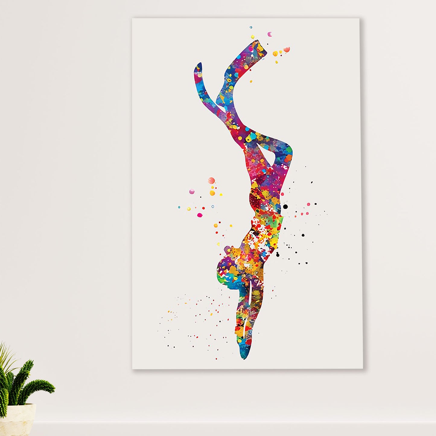 Scuba Diving Poster Prints | Watercolor Diver Art | Wall Art Gift for Scuba Diver