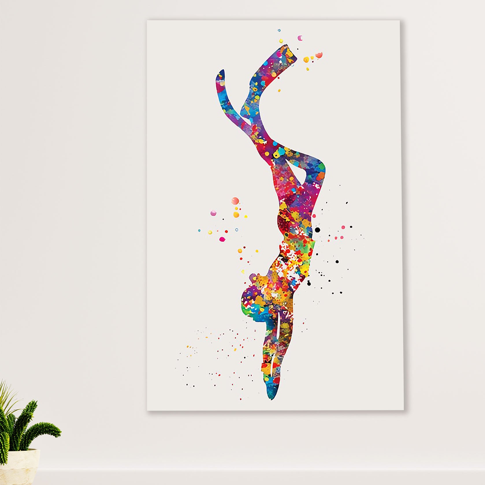 Scuba Diving Poster Prints | Watercolor Diver Art | Wall Art Gift for Scuba Diver