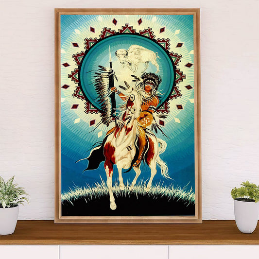 Native American Tribe Poster Prints | Art Horse | Wall Art Gift for American Indians